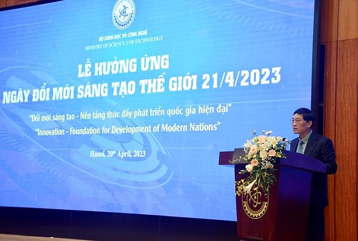 Lễ hưởng ứng Ngày Đổi mới sáng tạo quốc gia năm 2023 với chủ đề: “Đổi mới sáng tạo - Nền tảng thúc đẩy phát triển quốc gia hiện đại”